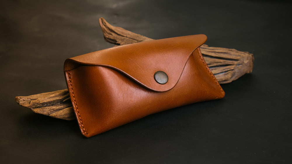 Leather glasses case on sale