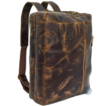 Londo Top Grain Leather Travel 16” Laptop Bag - Briefcase Satchel Portfolio  Notebook Tablet Messenger Bag for Men & Women, Business, Organizer