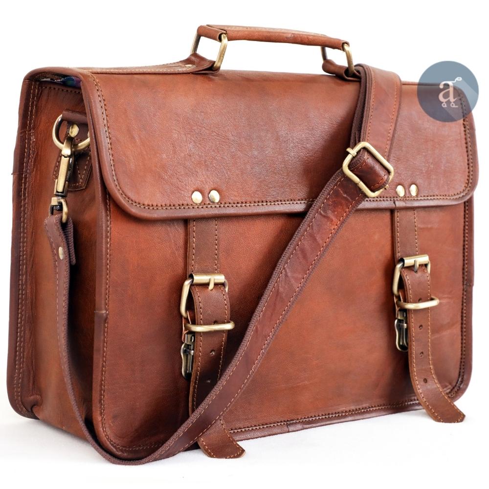 Leather Motorcycle Bag - Leather Bag for Motorcycle - Anuent