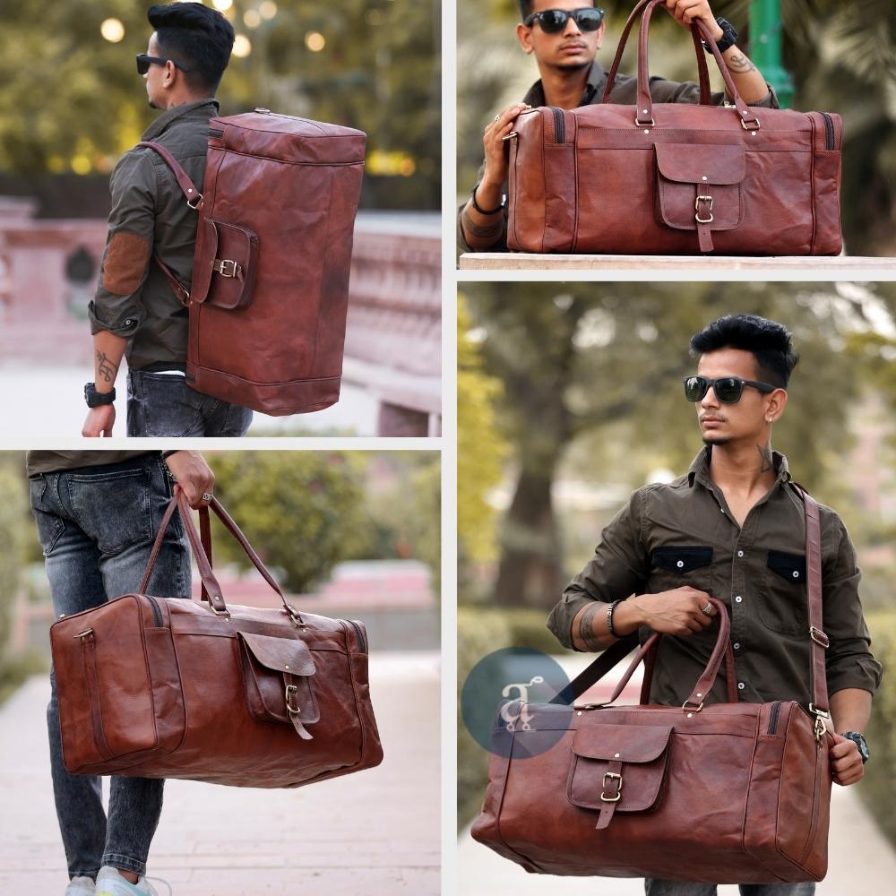 Best leather duffle online bag